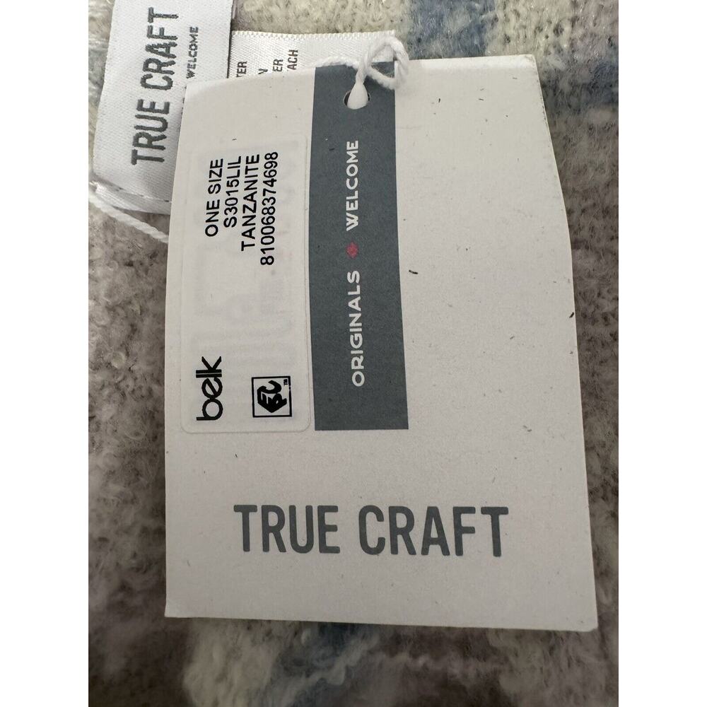 True Craft Tanzanite Combo Comfort Shawl With Pockets NWT For Indoor Or Outdoor - Picture 8 of 8